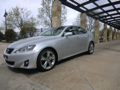 2012 lexus is250.1 owner texas car.like new.leather.premuim.heated and cooled
