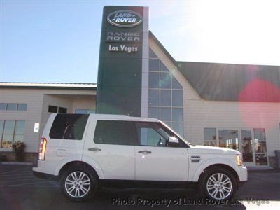 2010 lr4 hse white with black leather at land rover las vegas