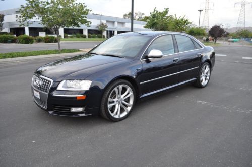 2009 audi s8 5.2-l v10 awd tech package i-pod cwp packge clean carfax low miles