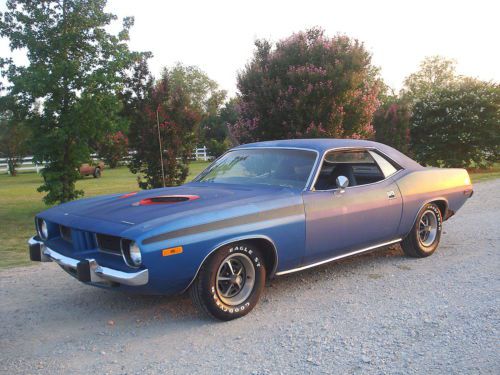 1973 plymouth cuda 4 speed, 340, 1-owner, no reserve, real deal