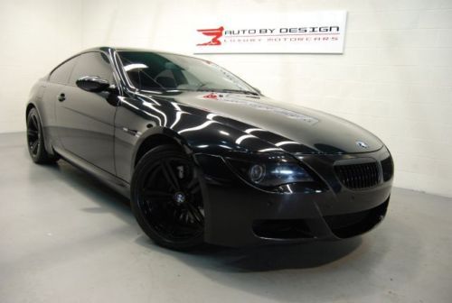 Black! black! 2006 bmw m6 smg coupe - low miles! new tires! best price!