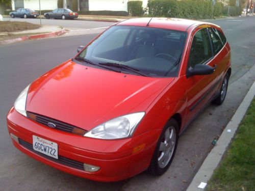 Ford, focus, zx3, 2door, 2001, very good, car, used, red