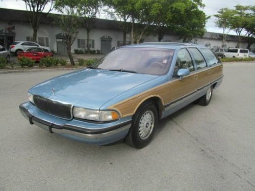 1993 buick roadmaster estate wagon 1 owner extra clean leather loaded fl car nr!