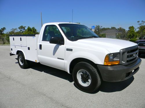 1999 ford f250 f350 utility service truck 7.3l turbo diesel only 77k miles