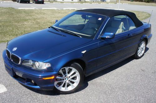 2005 bmw 330ci convertible for sale~low miles~sport package~salvage title