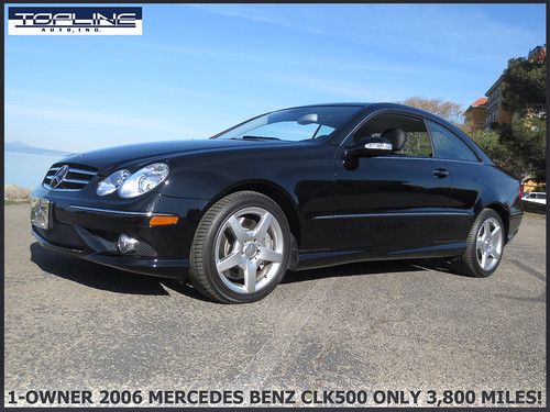 +mint 1-owner 2006 mercedes benz clk500 only 3,800 miles! virtually brand new!+