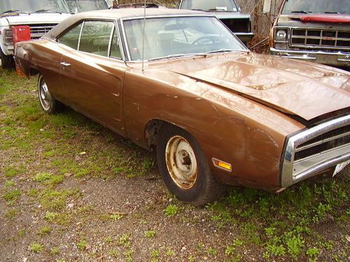 1970 dodge  charger  barn find all  orig  # matching 383 unmolested