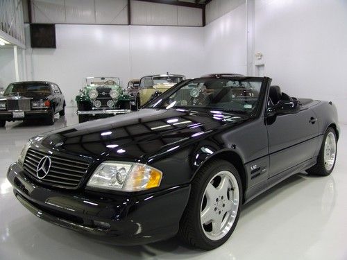 2000 mercedes-benz sl600, only 12,484 original miles, one owner, two tops!