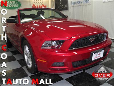 2013(13)mustang v6 convertible fact w-ty only 6k red/black save huge!!!