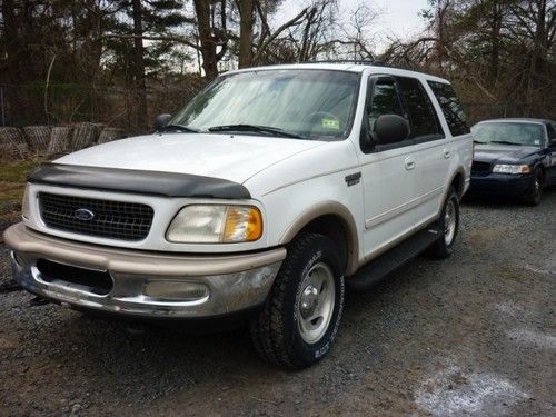 1998 ford expedition 1 owner municipal maintained runs great low miles leather