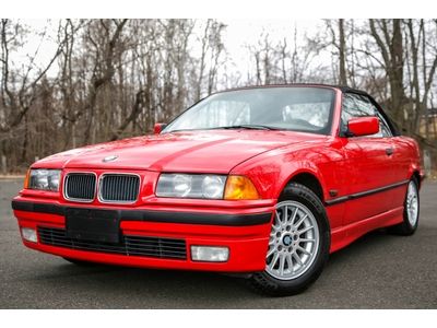 1996 bmw 328ci convertible 66k miles florida car rare red black super low miles