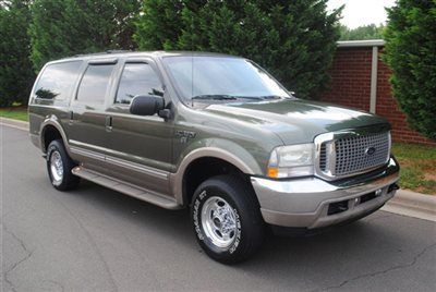 2002 ford excursion limited 4x4 v10 leather heated seats nc we take all trades