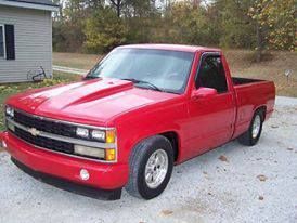 1989 chevy c1500 pickup truck lowered custom