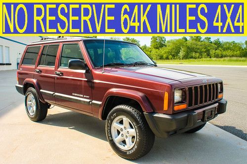 No reserve only 64k original miles 4x4 4.0l sport grand classic limited 01 99 98