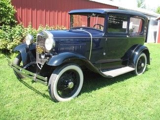 1930 ford model a tudor coach, original condition, rebuilt engine!