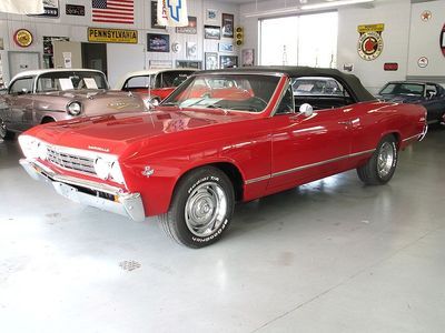 1967 malibu chevelle convertible, 4 spd, really nice, clean, straight &amp; strong!