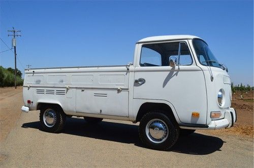 1971 vw volkswagen bus single cab pick up dry ca survivor built to drive daily