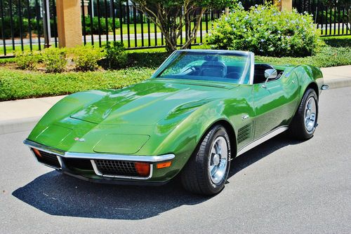 Simply beautiful 1972 chevrolet corvette convertible must see drive very rare.