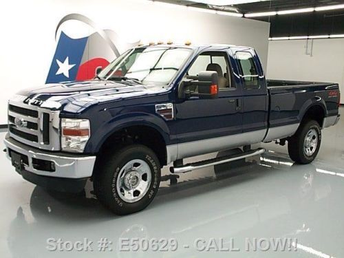 2008 ford f350 supercab 4x4 diesel 6-speed long bed 75k texas direct auto
