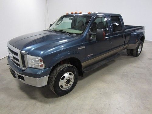 05 ford f350  lariat turbo diesel crew dually  automatic 4x4 1 colo owner 80 pix