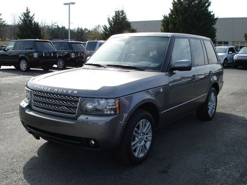 2010 land rover range rover hse sport utility 4-door 5.0l one owner local trade