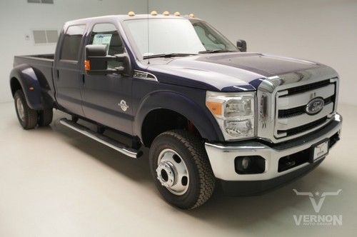 2012 drw lariat crew 4x4 fx4 navigation sunroof leather heated v8 diesel sync