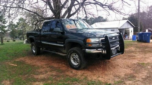 2003 gmc pick up truck 4dr extrended cab. black