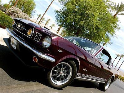 1965 ford mustang fastback gt shleby 350 tribute 4 speed dual 4 bbl no reserve!