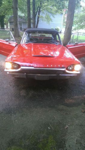 1964 ford thunderbird base red convertible 2-door 6.4l