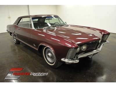 1963 buick riviera 401 v8 automatic ps pb dual exhaust console tilt look at this