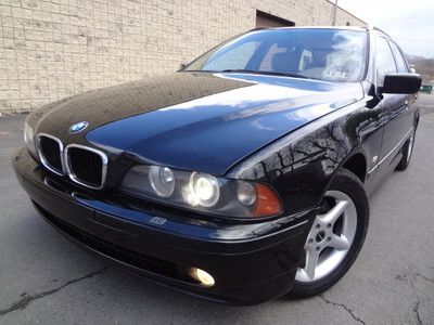 Bmw 525it 525 wagon 5-speed manual heated seats cd player sunroof no reserve