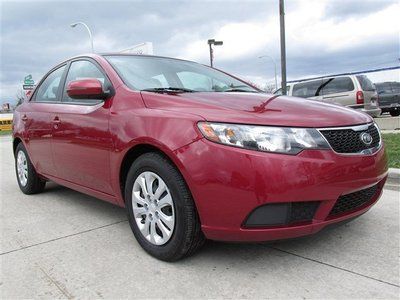 Red sedan low miles xm one owner clean title finance air auto power ac cruise