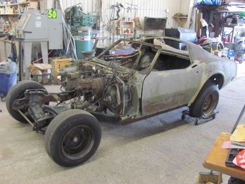 1969 69 corvette coupe parts project car 4 speed a/c m20 ny paperwork