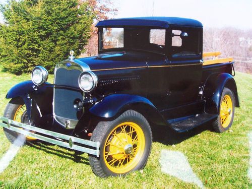 1930 model a ford pick up truck