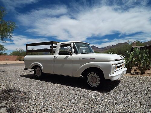 1961 ford f100 pickup truck short bed unibody ratrod gasser