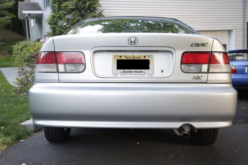 1999 honda civic hx coupe 2dr silver