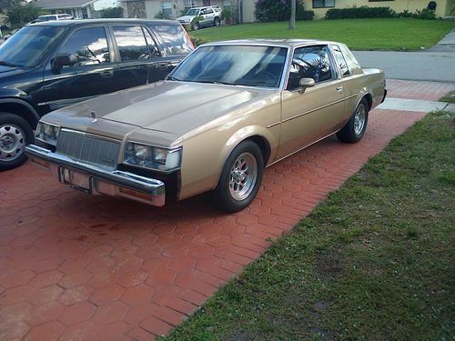 1985 buick regal 3.8l , 1 owner , $5000 in receipts .