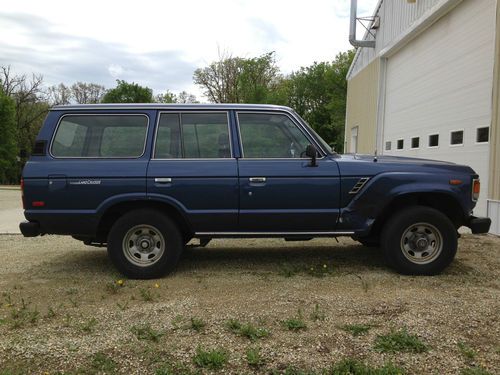 1983 toyota land cruiser fj60, blue w/gray interior, very solid, orig from co
