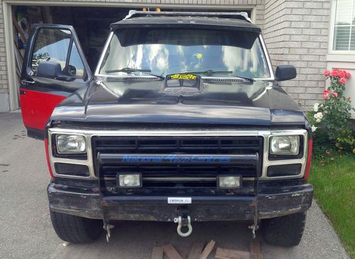 1980 ford bronco project truck 4x4 posi off-roader 351m convertible