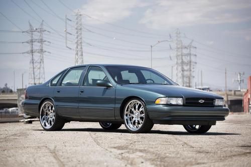 1996 impala ss 29k miles asanti wheels {mint} rare green {video/pics}