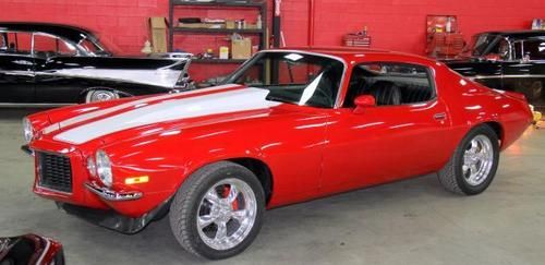 1972 camaro 454 big block red split bumper restored wow