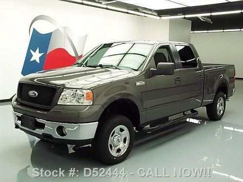 2006 ford f-150 crew 4x4 auto 6-pass dvd side steps 73k texas direct auto