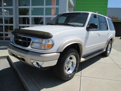 Eddie bauer suv 1 owner leather low miles white &amp; tan 4x4 loaded v6 must look