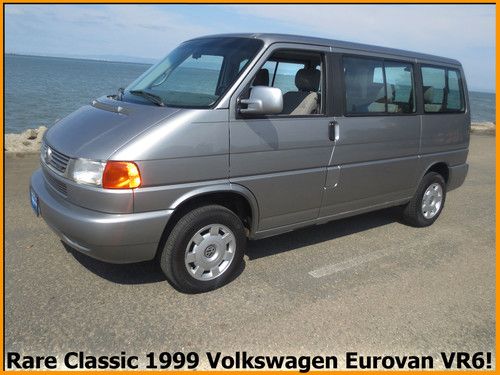 Rare classic 1999 volkswagen eurovan! vr6!  extra clean 7 passenger + warranty!