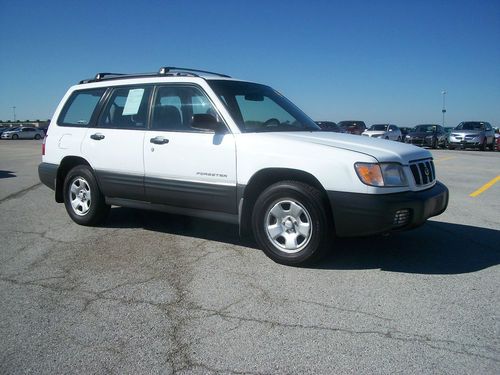 2001 subaru forester awd suv with 5 speed manual transmission!