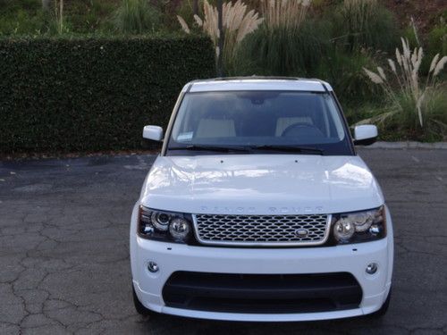 Land rover autobiography sport supercharged white / black