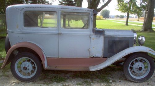 1931 ford model a 2dr sedan, runs, drives, low reserve!