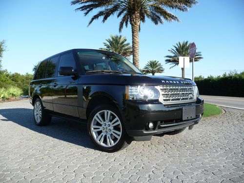 2010 land rover range rover-lux pack-rare color combo-1 owner-immaculate-