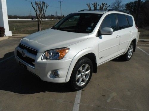 2010 toyota rav4 limited v6 leather roof only 29,744 miles 1 owner like new