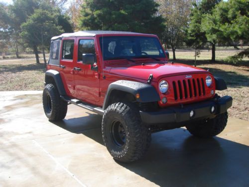 2014 jeep wrangler unlimited four door 4x4 6 speed manual no reserve